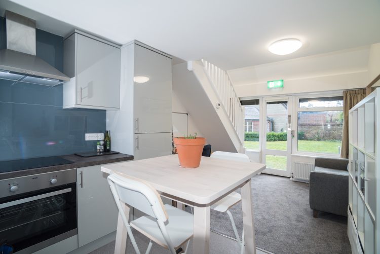 Downstairs living space at a flat in 26 Norham Gardens