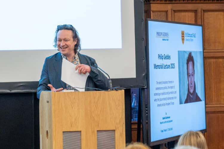 0137 Gabriel Gatehouse at the 2025 Geddes Lecture