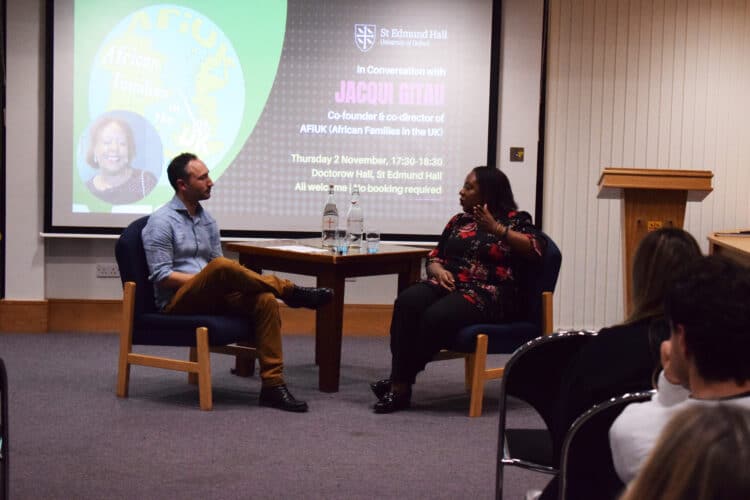 Jacqui Gitau in conversation with Dr Steve Smith
