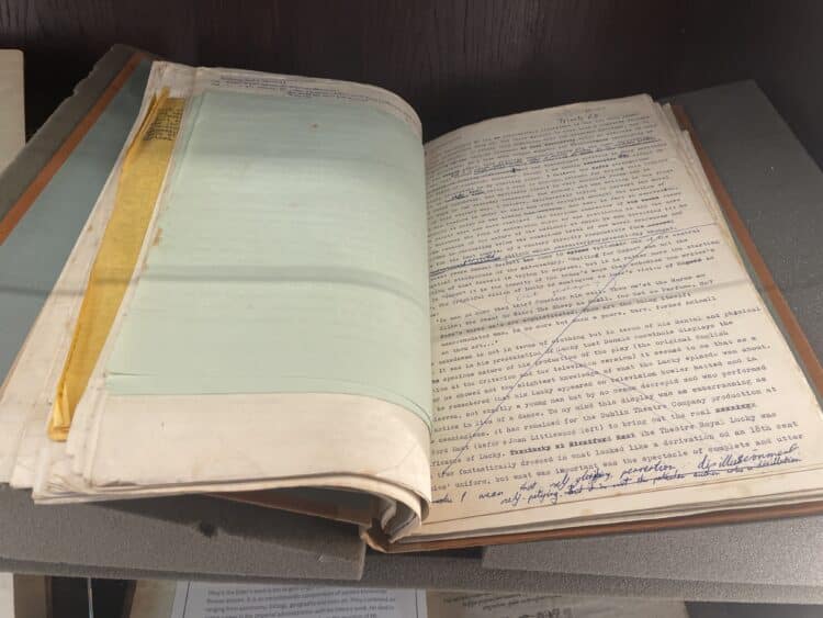 Terry Jones, ms of ‘A writer of Immrorality’ in St Edmund Hall Essay Society, Essays delivered to the Society 1962-1965 Archives SOC 6 B2/3
