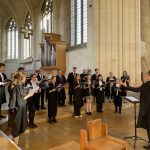 St Edmund Hall Choir singing at Douai Abbey