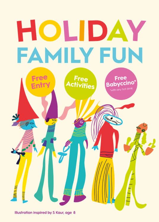 Poster-OptionA-v3 Family fun poster at teh Ashmolean museum