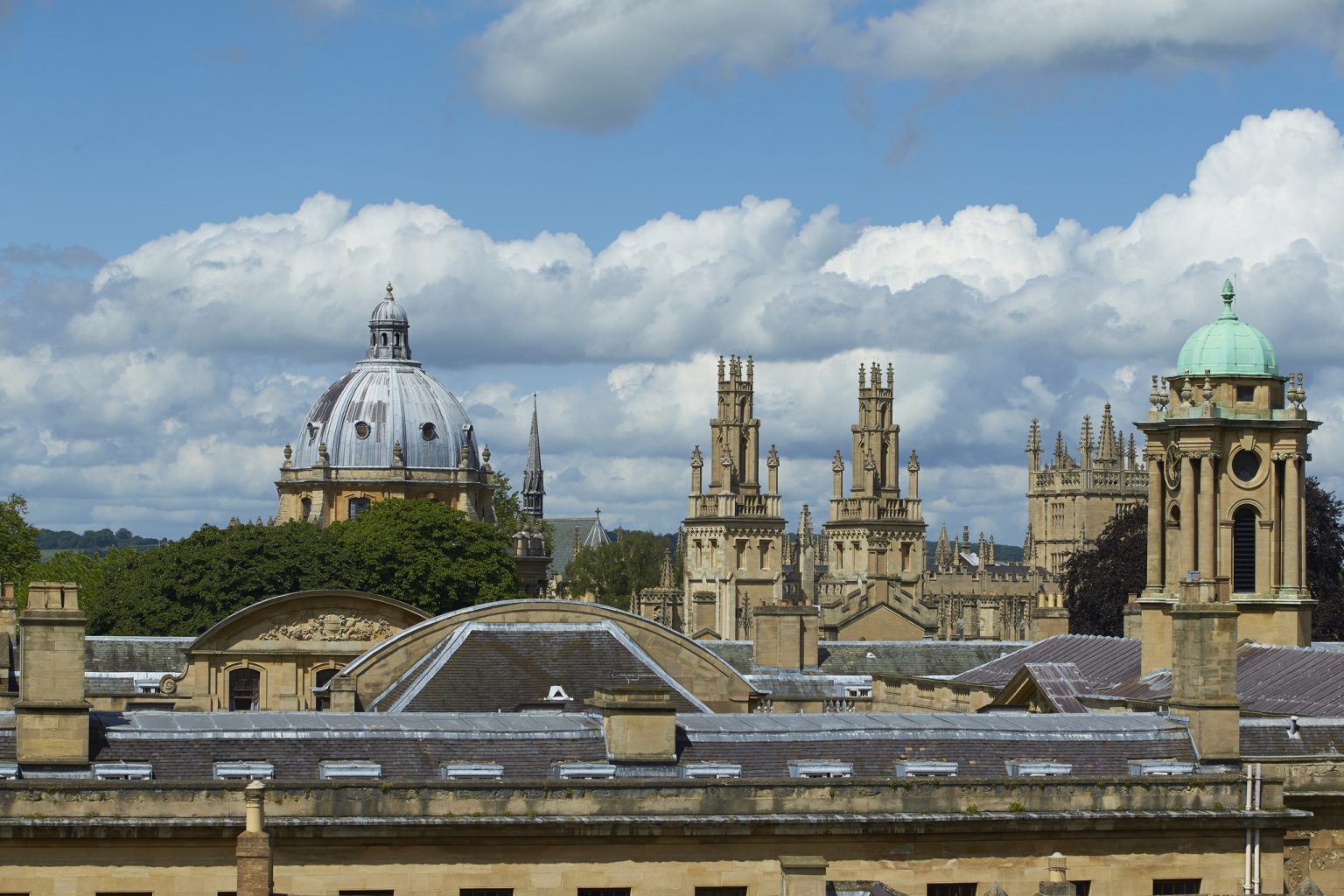 Oxford city skyline taken from the Kelly building roof