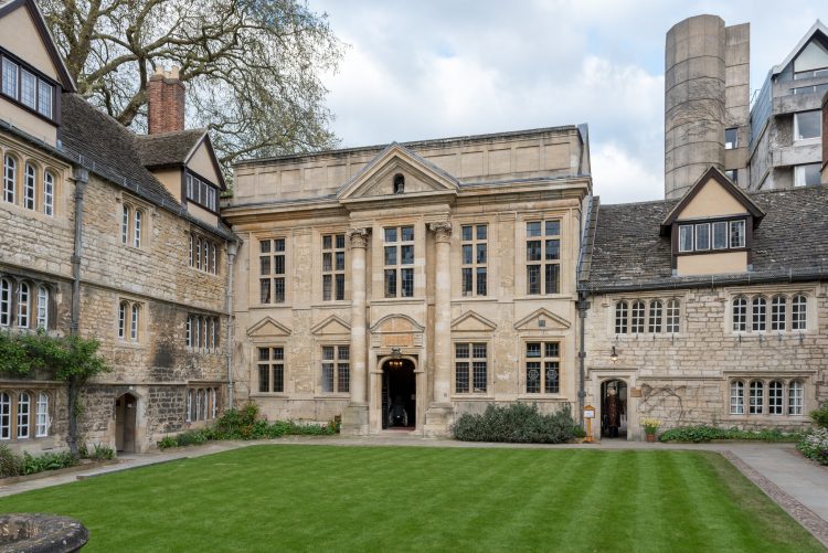 Front Quad from Porter's Lodge St Edmund Hall's Front Quad