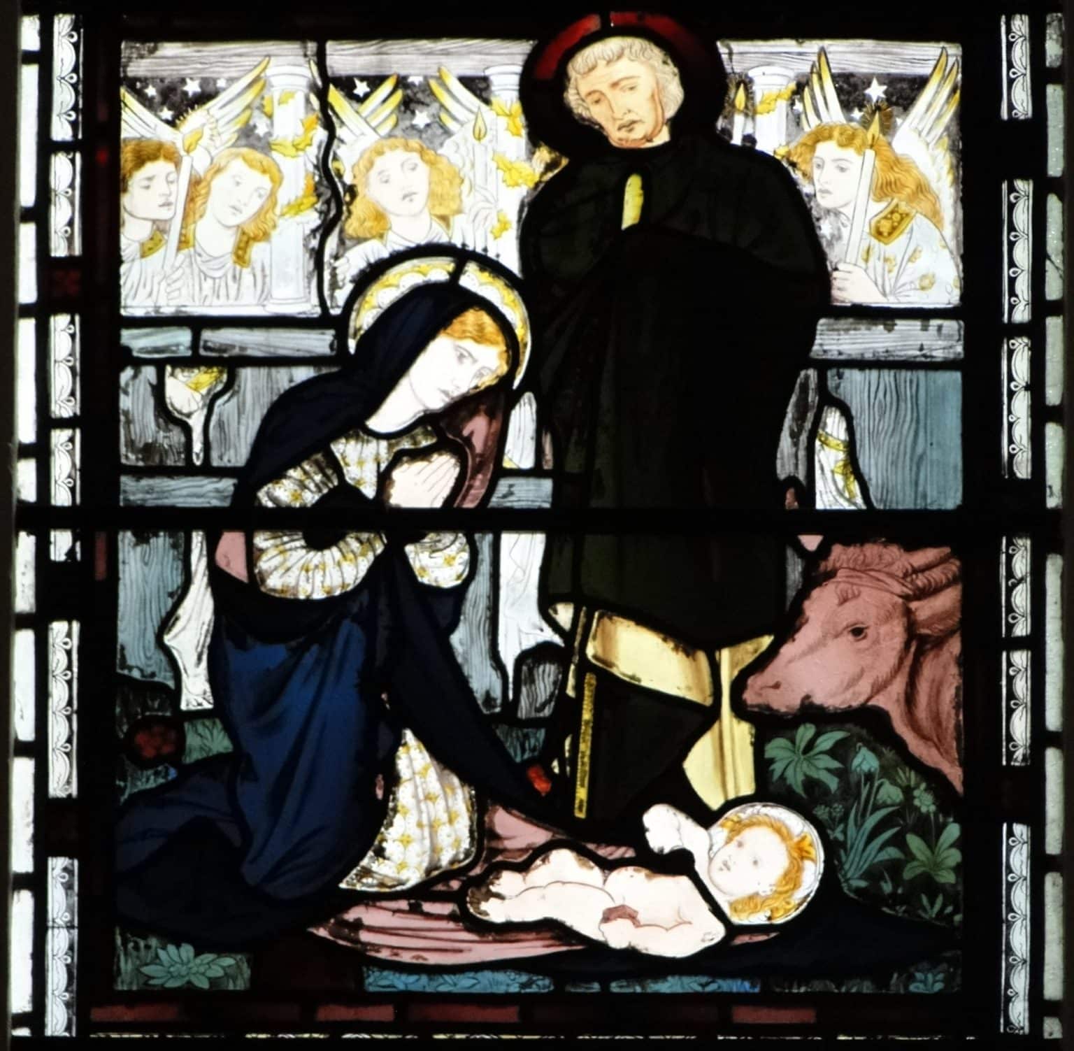 Burne-Jones’s scene of the Nativity in the East Window of the College Chapel