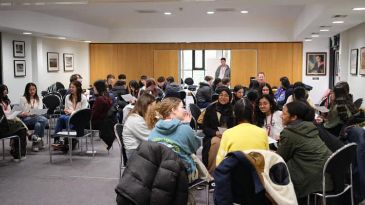 School students at Unlock Oxford Residential Programme