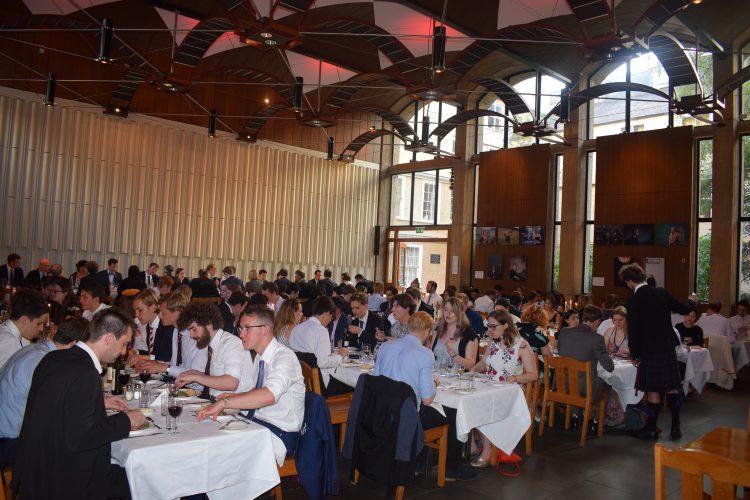 The 2017 Achievements Formal dinner in the Wolfson Hall