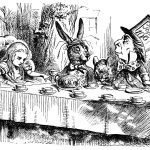 An illustration from 'Alice in Wonderland'