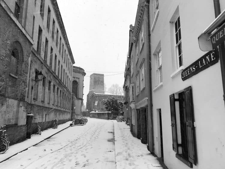 Queen’s Lane and St Peter-in-the-East by Alistair Reed (Hall Photography Competition 2018)