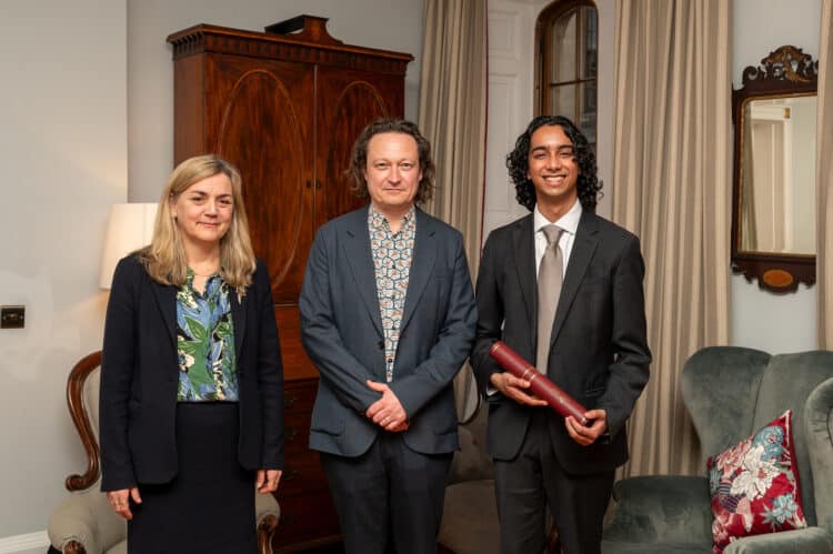 Anuj Mishra_reduced Attendees at the Geddes Trust prize-giving reception 2025