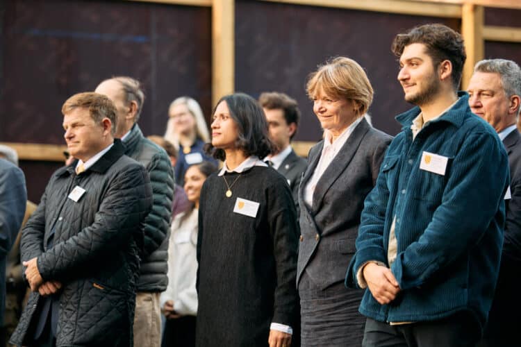 Guests at groundbreaking.