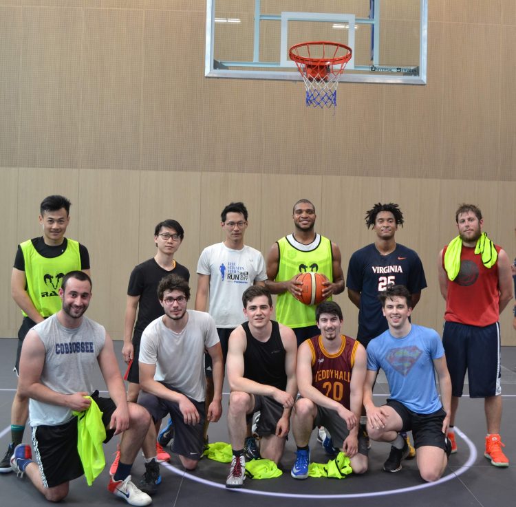 Teddy Hall's victorious basketball team