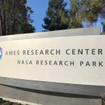 The sign for the NASA Ames Research Center