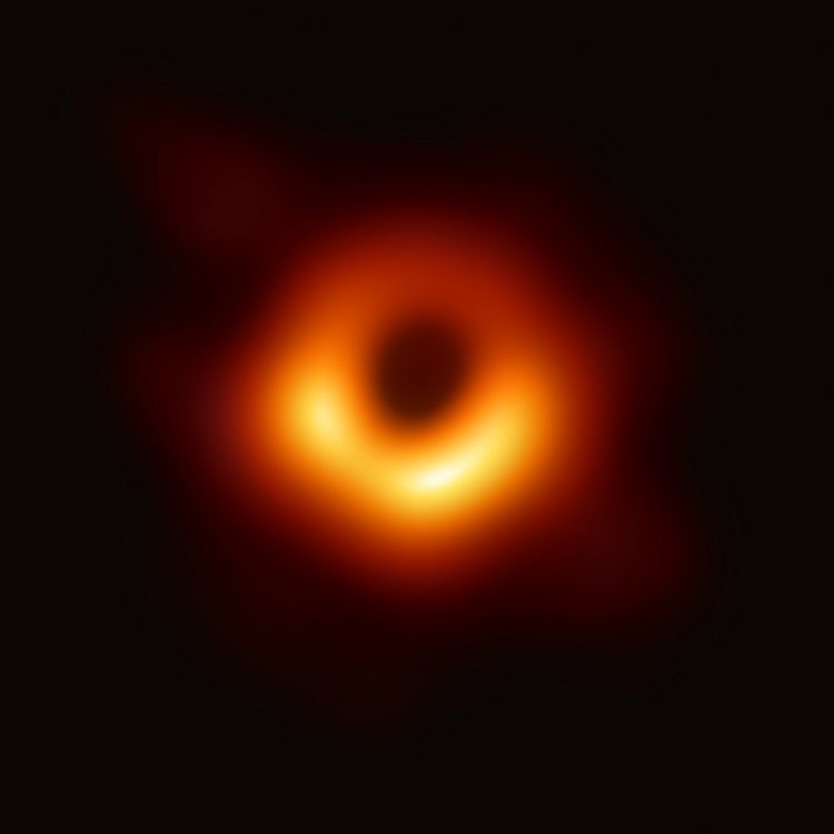 First image of a black hole - taken by the Event Horizon Telescope