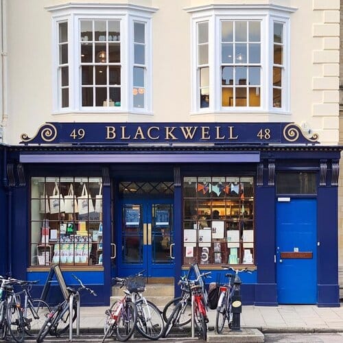 Blackwell's Bookshop in Oxford