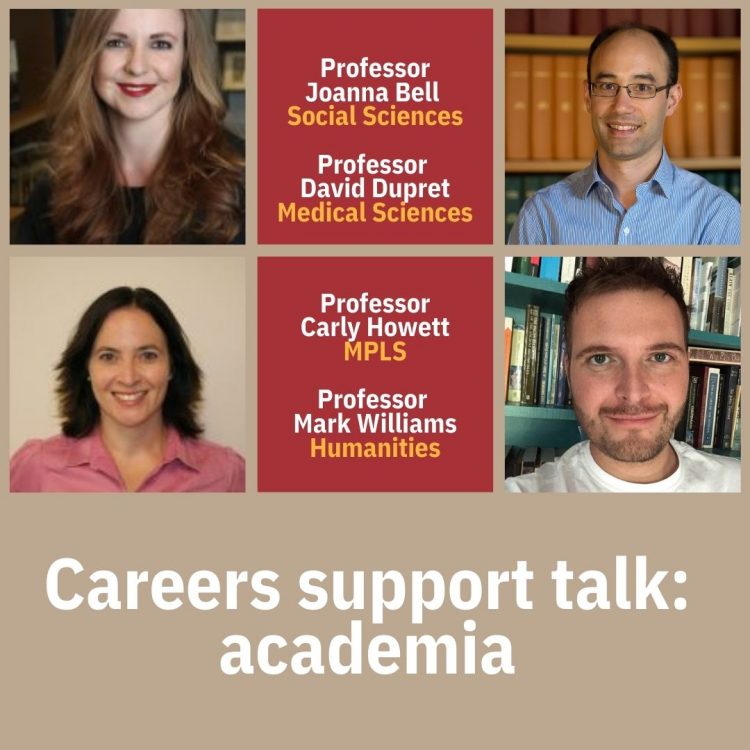 Careers support - academia