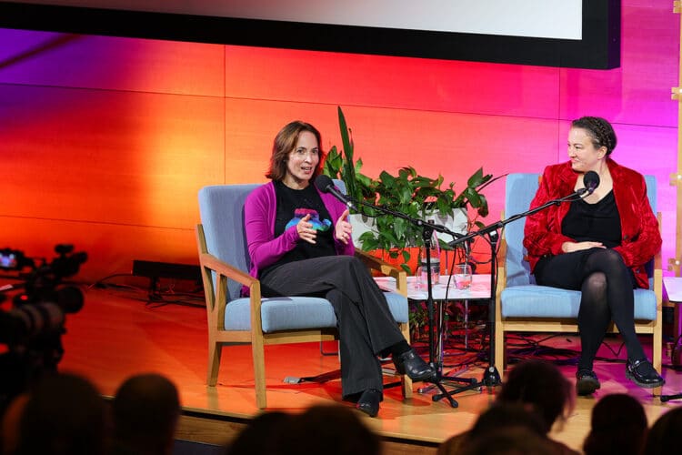 Professor Carly Howett speaking on A Question of Science Podcast