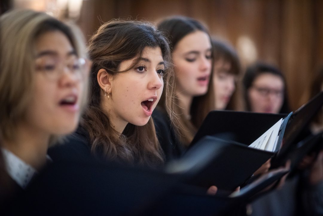 Choir of St Edmund Hall signing