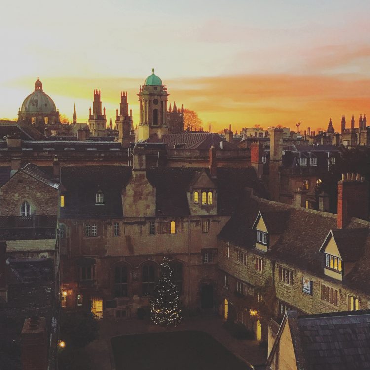 Teddy Hall Christmas Card, photo by Lewis Webb