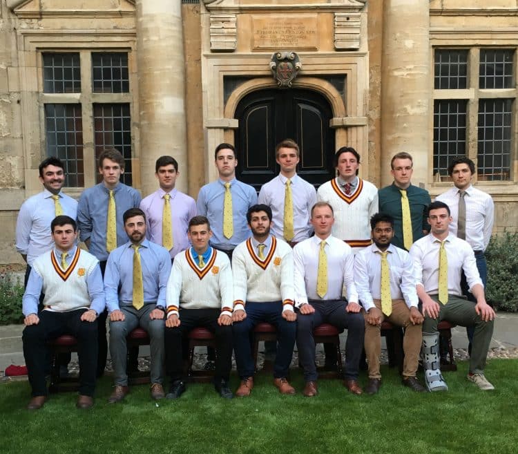 St Edmund Hall men's cricket team 2017