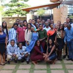 Students on the Ashinaga programme in Uganda