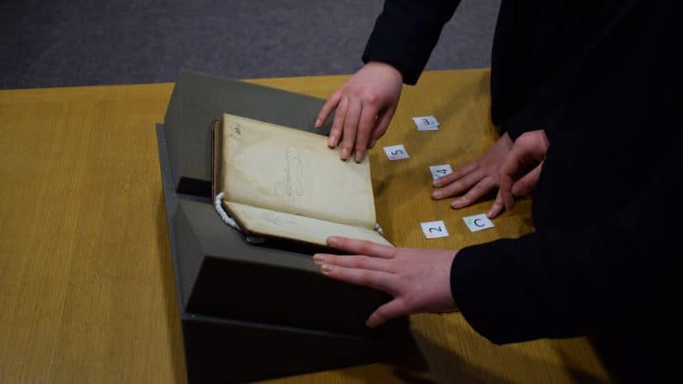 A book used in the library session on a school visit