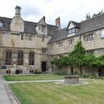 Front Quad looking towards Porters' Lodge