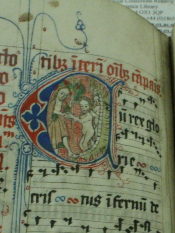 Manuscript illumination - Bodleian Library, MS. Lat. liturg. e. 18