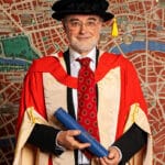 David Jones receiving honorary doctorate