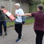 David Picksley walks London Marathon