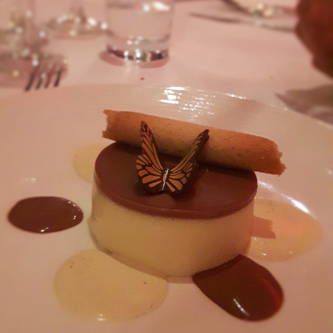 A dessert at Formal Hall A dessert at Formal Hall
