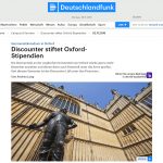 The article on Deutschlandfunk's website about German at Oxford