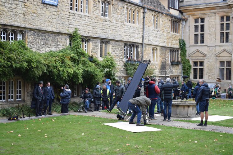 Endeavour - Morse and Thursday in the Quad