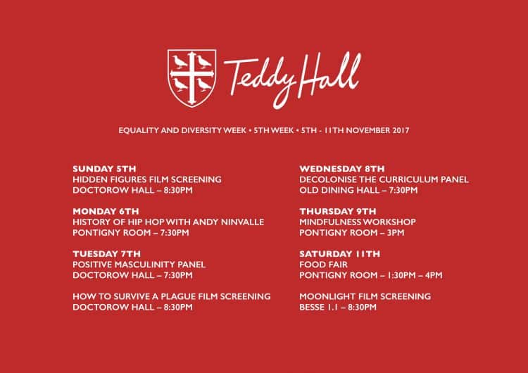 Equality Week 2017 timetable