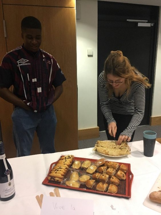 Students Making Food