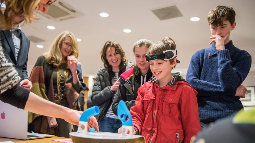 Watch a short video about the 2017 Research Expo An interactive experiment in the Lab at the 2017 Research Expo