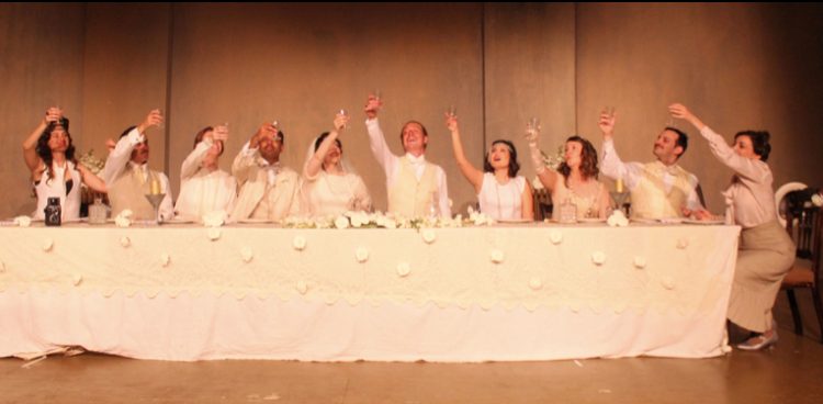 The full cast of 'A Respectable Wedding'