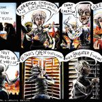 Cartoon by Ella Baron - 'A Room with a View, BREXIT edition'