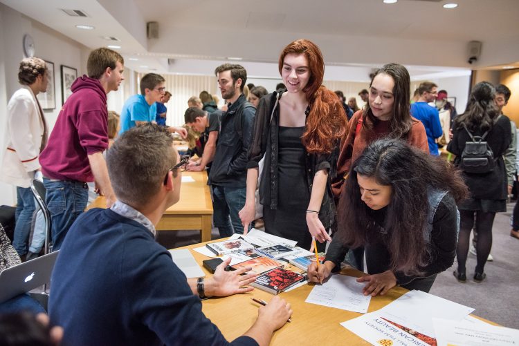 The College Freshers' Fair for clubs and societies