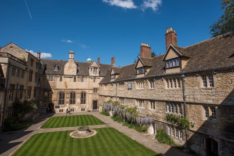 The front quad of St Edmund Hall