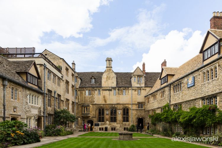 The College's Front Quad, looking towards the Old Dining Hall - photo by Alexis Jaworski