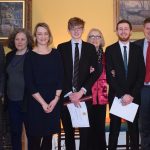 L to R: Wes Williams, Keith Gull, Sandra Barwick, Laura Kuenssberg, Matt Roller, Celia Haddon, Greg Ritchie, Peter Cardwell, George Gillett, Harry Hodges