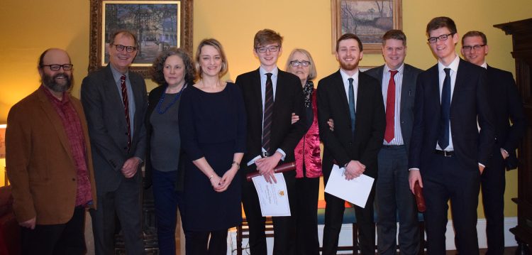 L to R: Wes Williams, Keith Gull, Sandra Barwick, Laura Kuenssberg, Matt Roller, Celia Haddon, Greg Ritchie, Peter Cardwell, George Gillett, Harry Hodges