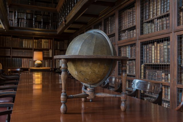 A globe in the Old Library