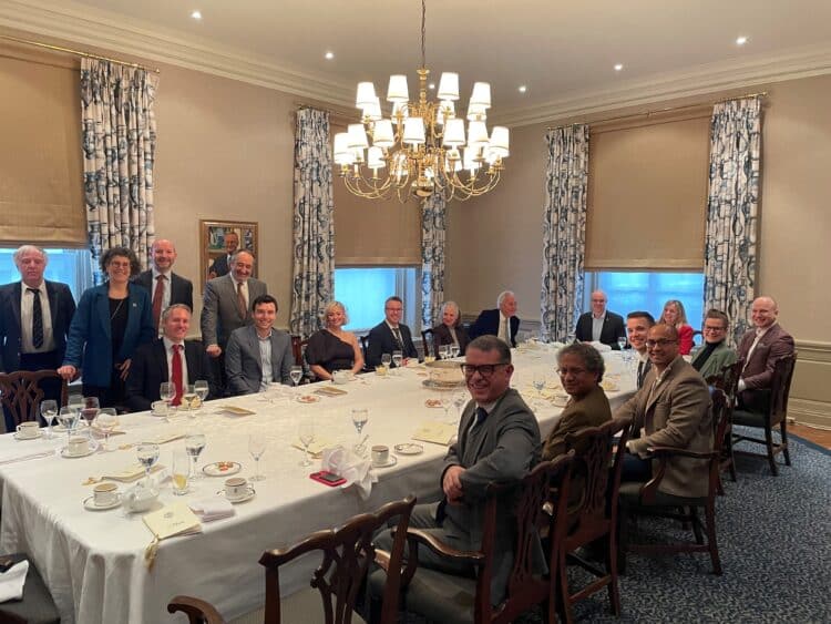 Lunch at the Mont Royal Club, hosted by M. Jean Chagnon, Federico Pasin and colleagues from HEC Montréal and local alumni
