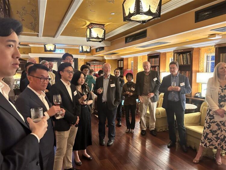HK Drinks 2 Guests at an alumni event at the China Club in Hong Kong