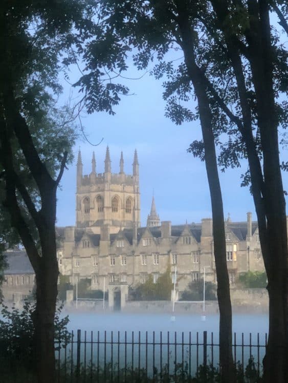 Halloween mists, looking towards Christ Church