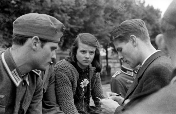 Hans Scholl, Sophie Scholl and Christoph Probst