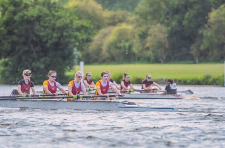 Henly Visitors regatta womens boat Womens boat at Henley Town and Visitors regatta