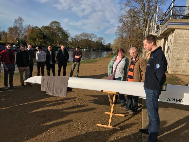 Boat-naming ceremony in honour of Matt Greenwood